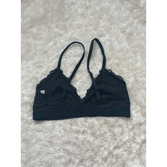 Colsie Medium Black Lace Sheer Bralette - Picture 2 of 3